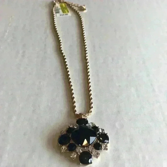 Charter Club new gold tone crystal cluster… - Picture 2 of 8